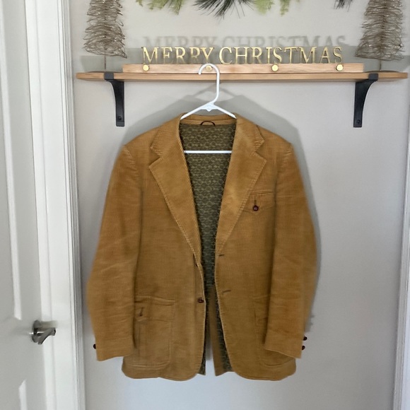 VINTAGE 70s Towncraft corduroy blazer - Picture 6 of 8